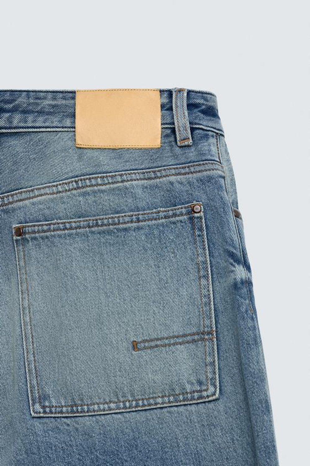 ZARA ДЖИНСЫ FLARE FIT, СИНИЙ