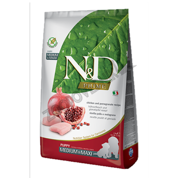 Farmina Prime Chicken & Pomegranate Puppy Medium & Maxi Сухой корм для щенков средних и крупных пород с Курицей и гранатом Беззерновой 12 кг