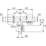 Соединение PRT DL08 06 08 (в сборе)