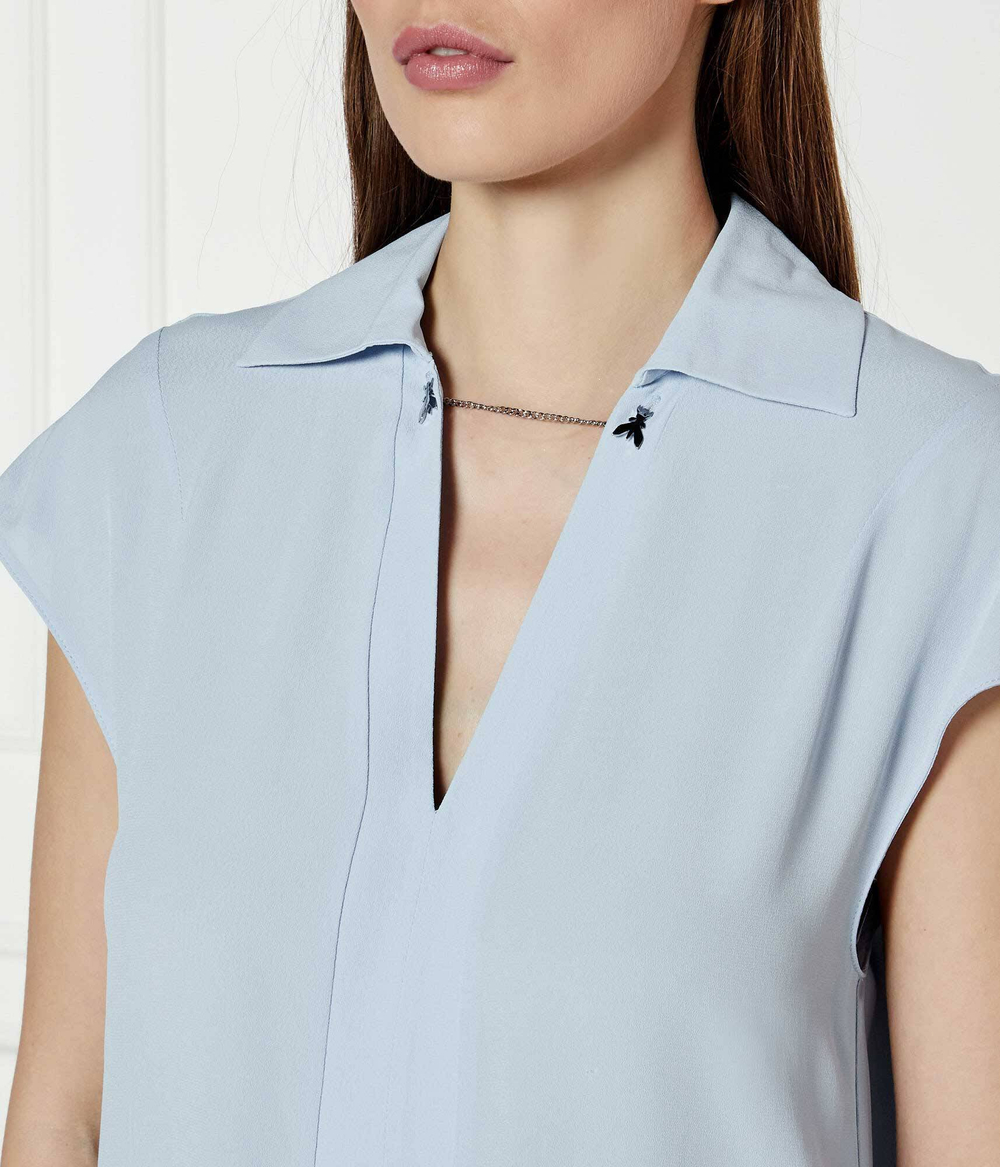 Блузка Patrizia Pepe - голубой(8C0775 A8I1)