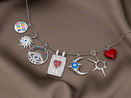 Подвеска "Daylight" 20мм, со стразами