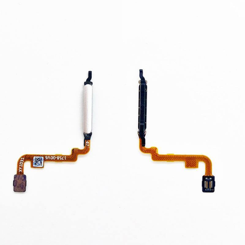 Шлейф для Xiaomi Redmi Note 10/10S/10T/Poco M3 Pro 5G сканер отпечатка пальцев Белый