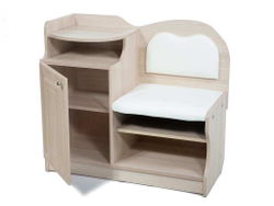 Банкетка под телефон 1 ясень светлый-милк