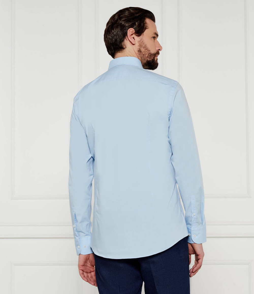 Рубашка H-HANK-kent-C3-214 BOSS BLACK - голубой(50538949)