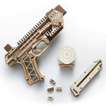 Деревянный конструктор Пистолет с пулями DRG Z33 (DROVO)