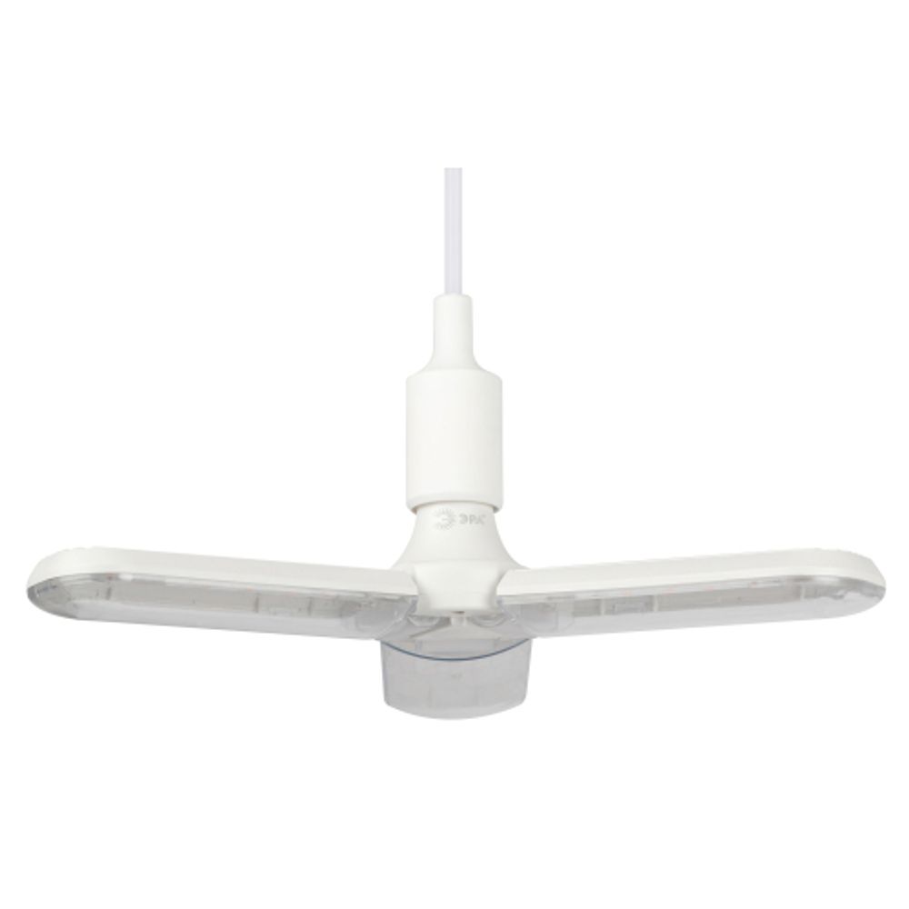 Фитолампа для растений светодиодная ЭРА FITO-24W-RB-E27-FOLD 3-х лепестковая красно-синего спектра 24 Вт Е27