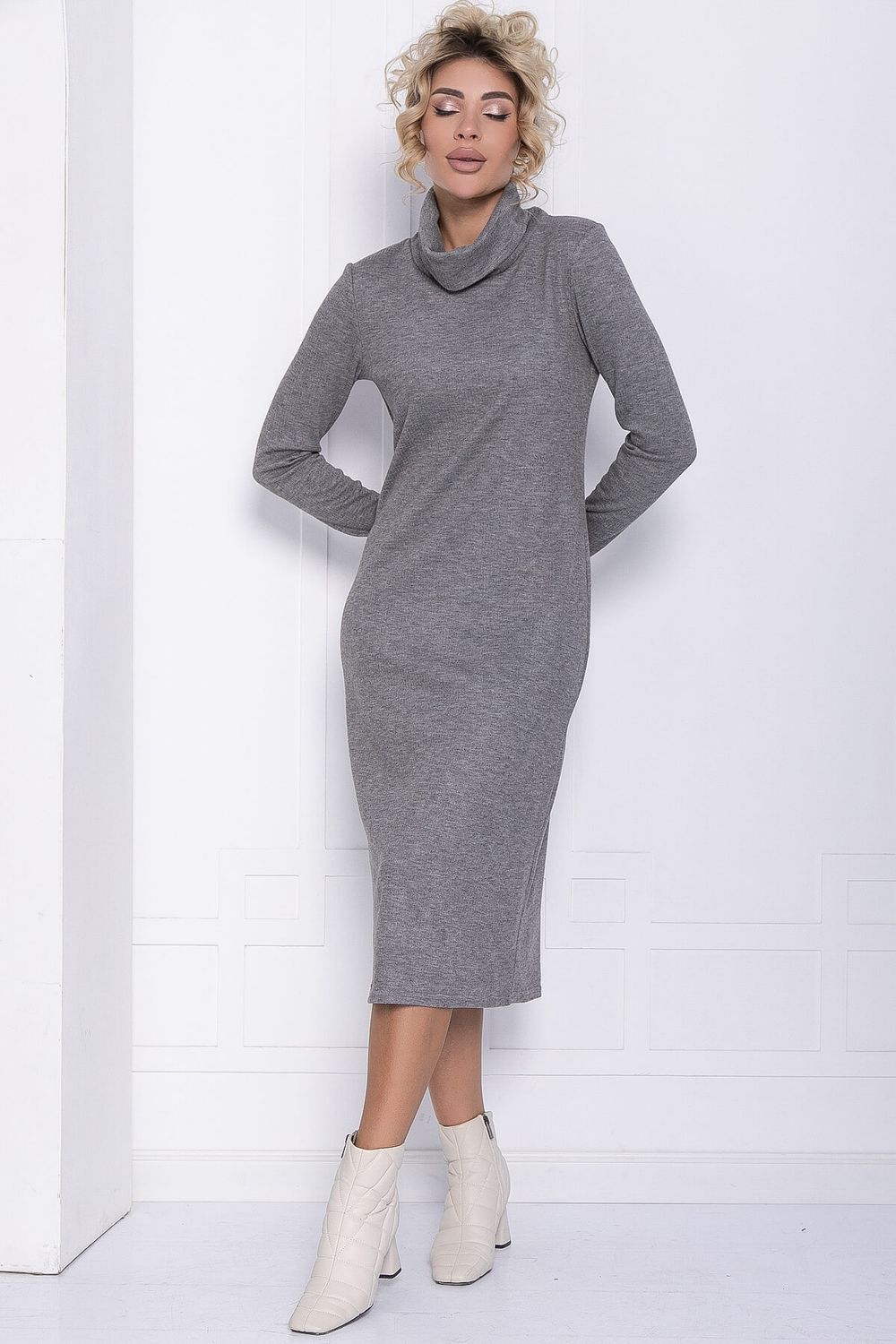 Платье Милен (серое) П12161 LT Collection