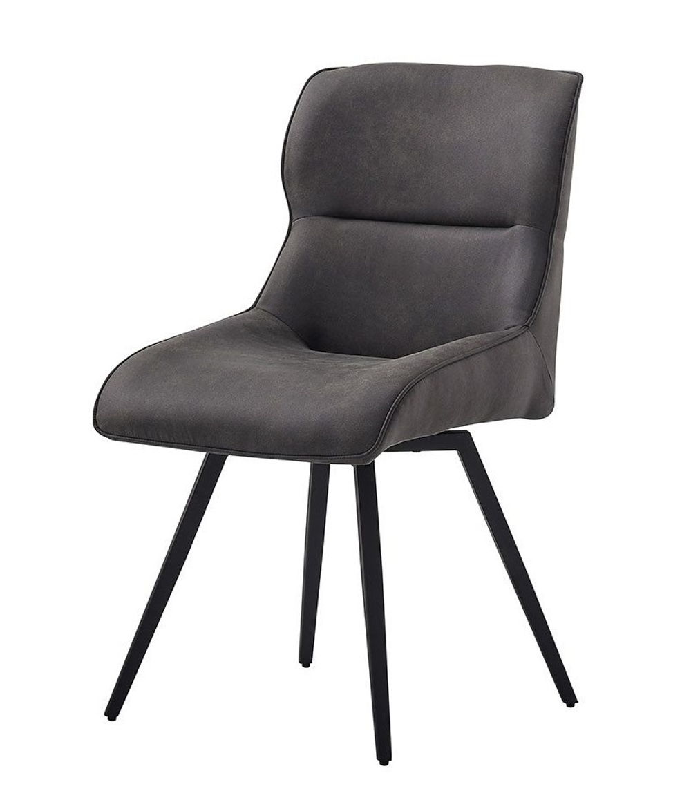 Стул DC-2206 темно серый COWBOY 104#/черный