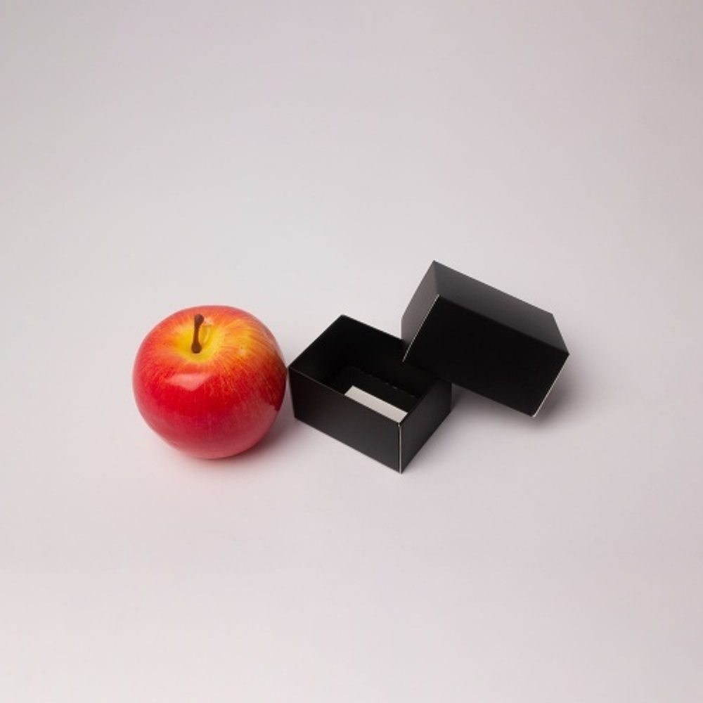 Коробка крышка-дно 7x4x5, черный, картон
