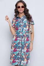 Платье-рубашка Сидни Хит (яркое лето) Diolche (Акция)
