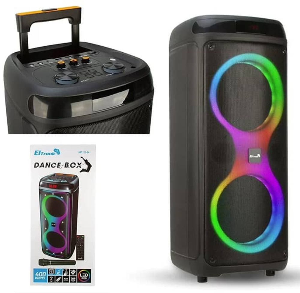 Колонка 08" (20-64 DANCE BOX 400) динамик 2шт/8" ELTRONIC с TWS