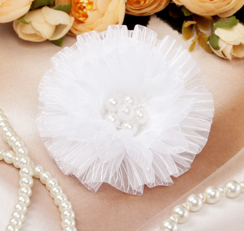 Резинка для волос бант "Школьница" полосатик