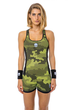 Женский топ теннисный Hydrogen Tech Camo Tank Top - желтый