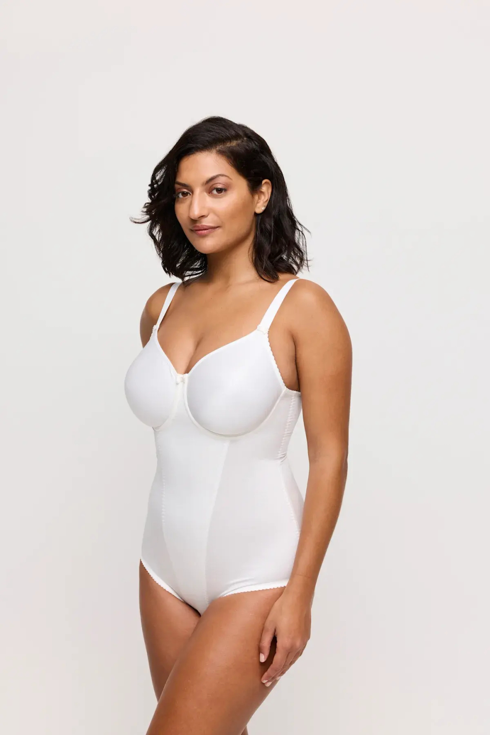 PRIMADONNA SATIN Боди гладкое, белый