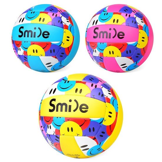 Мяч волейбольный Смайлик 5 размер в ассорт.