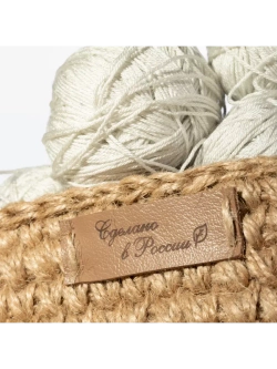 Набор бирок из кожи для рукоделия 10 шт