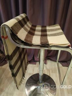 Плед из 100% шерсти ягненка 150x200 см. (MONGOLTEXTILE) - MT003