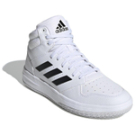 Adidas Gametaker shock absorption balance lightweight mid-top retro basketball shoes men's white