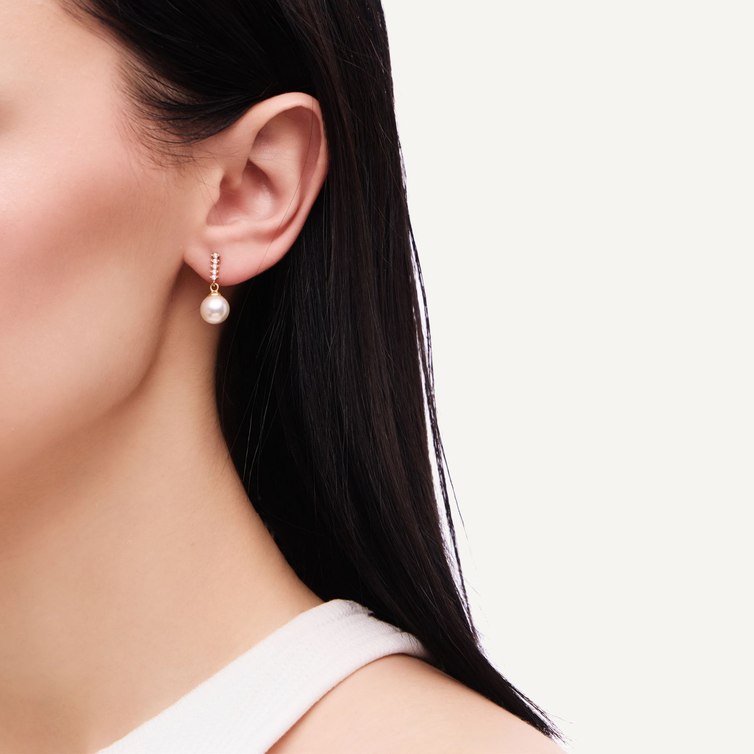 Серьги Pearl Stardust Drops - Gold