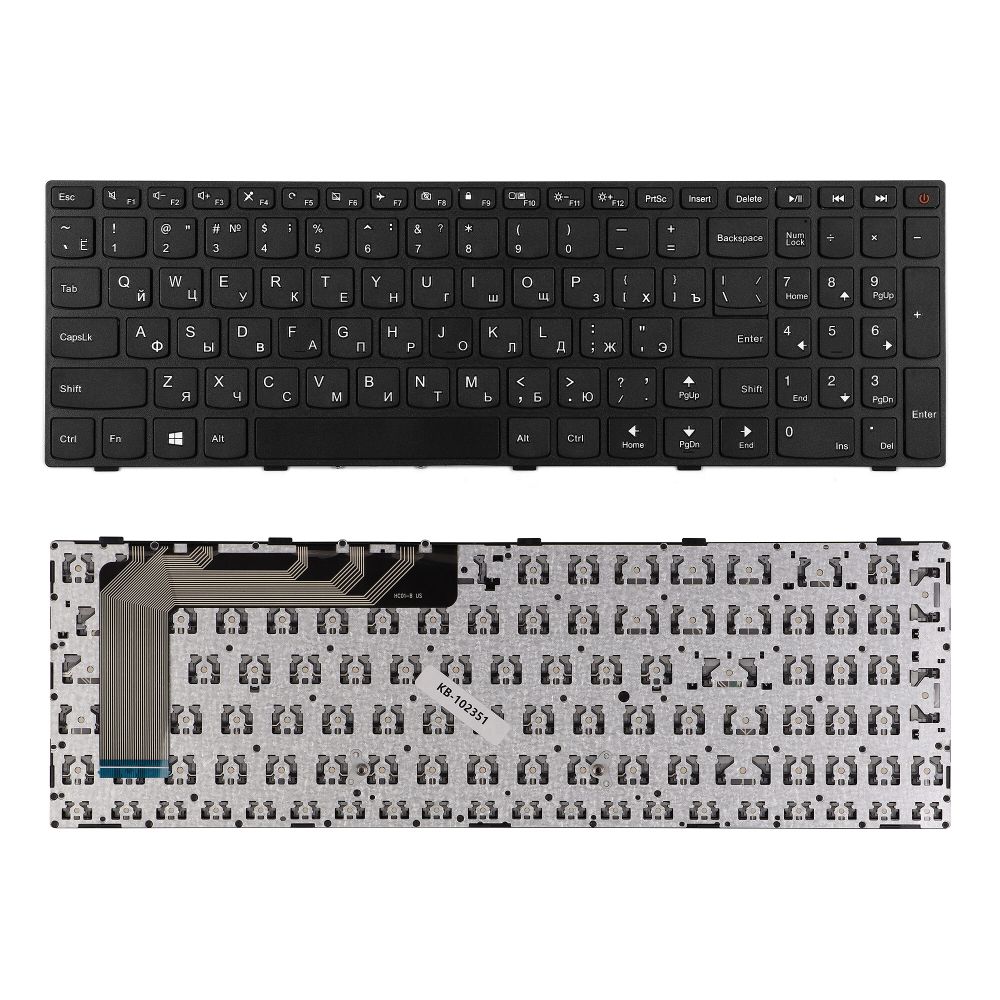 Клавиатура для ноутбука Lenovo Ideapad V110-15, V110-17 SERIES (KB-102351)
