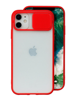 чехол iphone 11 с защитой камеры прозрачный со шторкой силиконовый бампер без рисунка