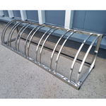 Велопарковка №76, на 7 мест, 2000*510*510 мм., из нержавеющей стали