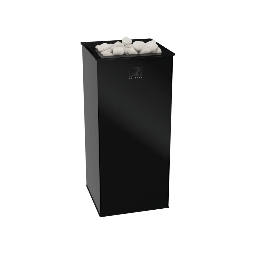 Электрическая печь для бани и сауны Sangens W20G Glass Black (Сангенс В20С Стекло черное)