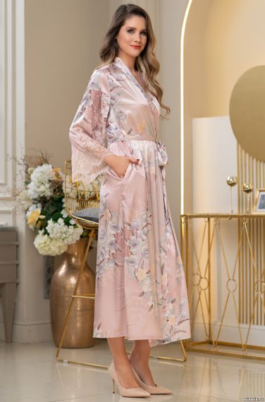 Халат женский шелковый Mia-Amore Milinda 3729
