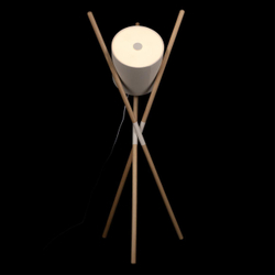 10245F White Торшер LOFT IT Bobbin