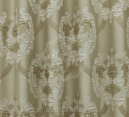 Штора для гостиной: Сильвана (S067-1) - 200х260 см. - бежевый