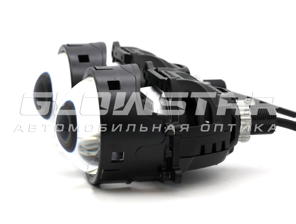Билед модули Aozoom K10 2025 3.0 дюйма, 2 чипа, 5500K, 12V, 58W/66W, крепление 3R и съемное гаечное (комплект, 2шт)