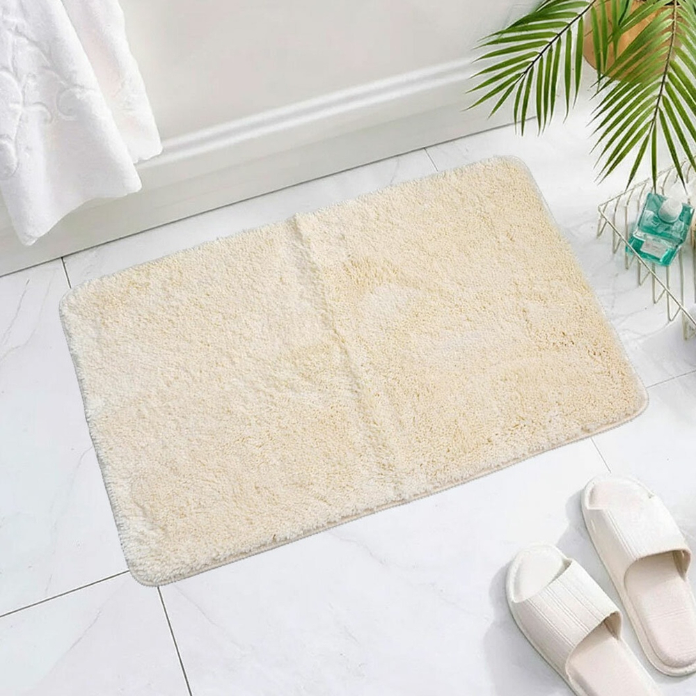 Коврик DEKOTEX FLUFFY 1шт 50*80см 20мм (кремовый)