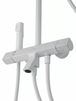 Душевая система с термостатом WONZON & WOGHAND The ONE WW-B3094-MW белый матовый