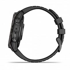 Garmin Epix Pro Gen 2 Sapphire 47 мм — титановый угольно-серый DLC корпус, черный ремешок