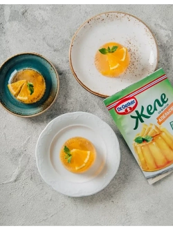 Желе со вкусом апельсина 45 г * 6 шт