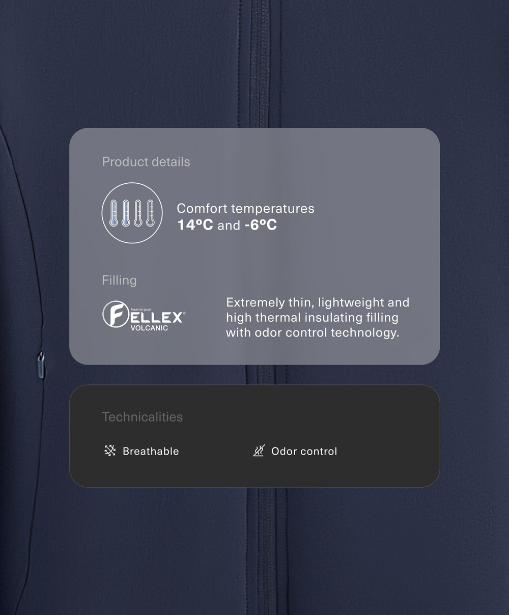 Oysho Высокотехнологичная утепленная куртка FELLEX® Volcanic, синий