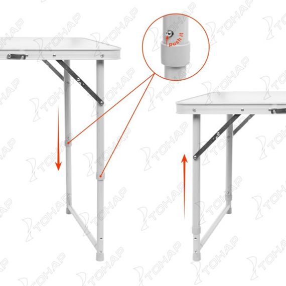 Стол NISUS трехсекционный, 180х60х70 см (N-FT-625-3A)