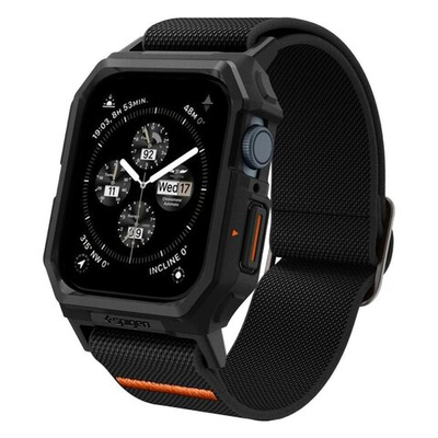 Сменный ремешок Spigen Lite Fit Pro для Apple Watch 42/44/45/49мм, Чёрный (ACS07103)