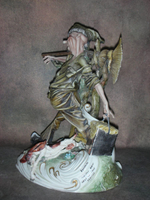Статуэтка. Фарфор. Свободный выход. Capodimonte. Италия