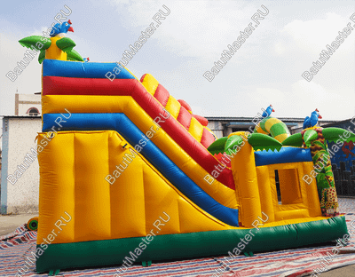 Надувной батут "Мульти-сафари-утка" 6*5*4 м