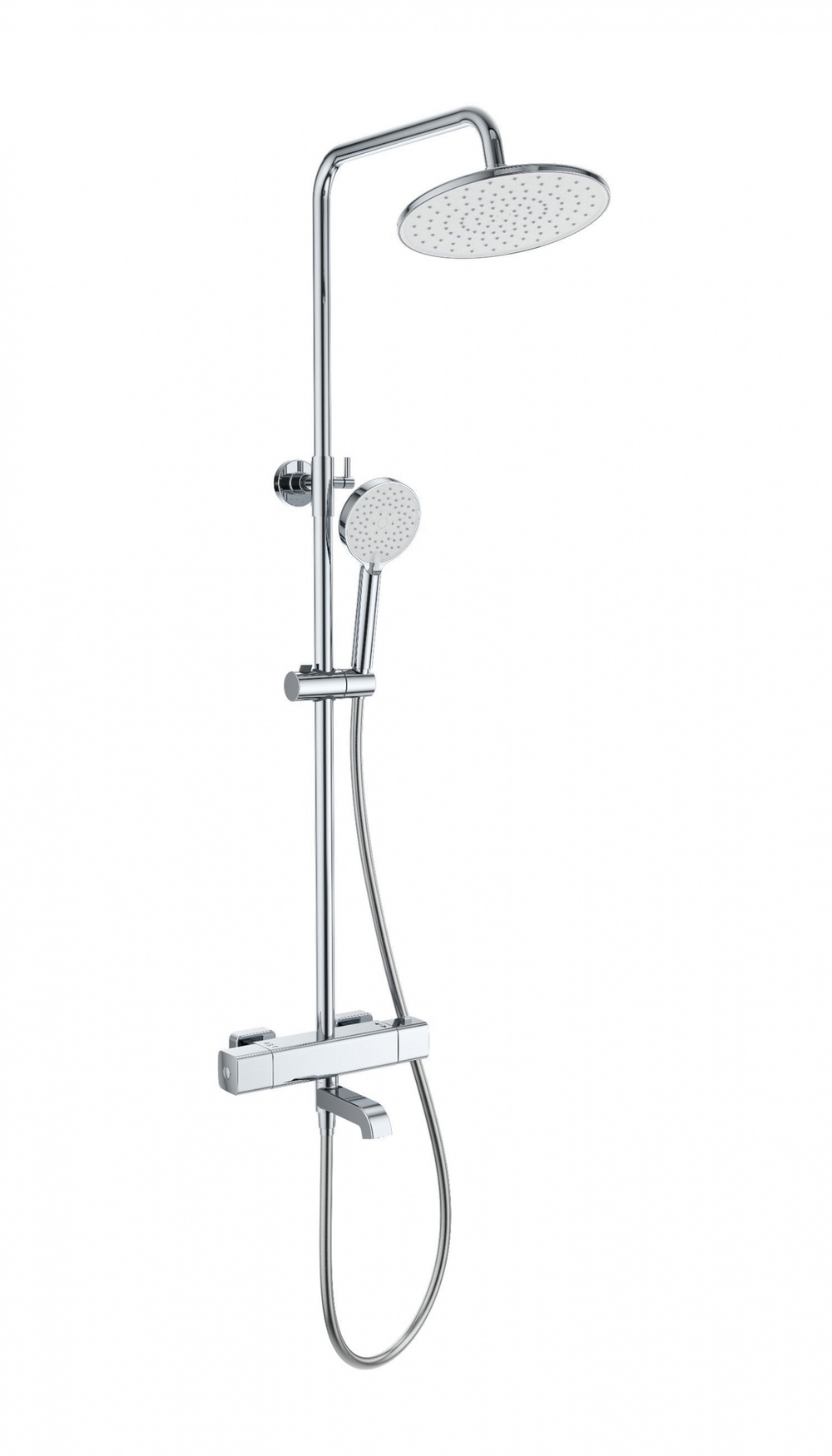 Душевая система с термостатом WONZON & WOGHAND STAY 4, Хром (WW-A3007-T1-CR)