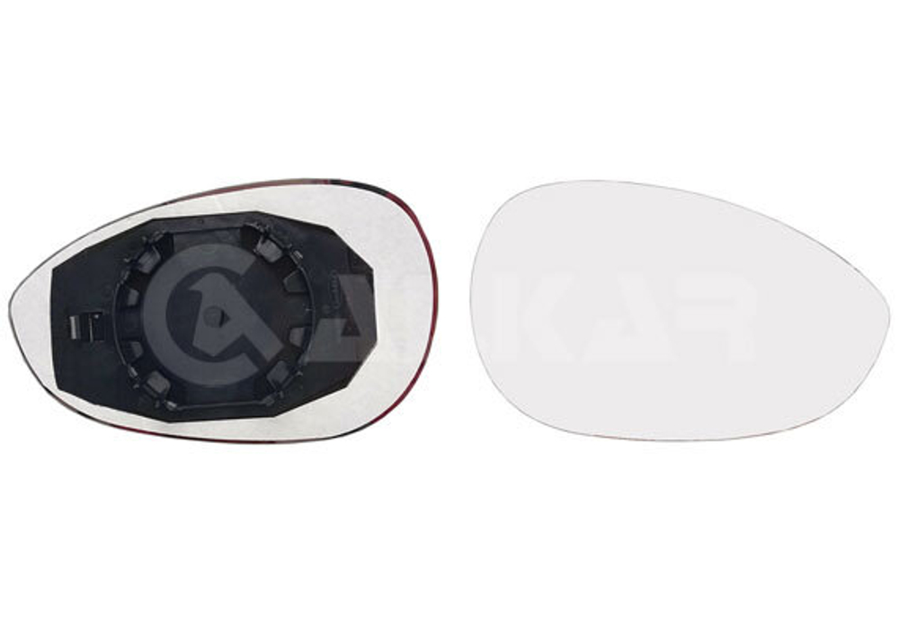 ALKAR - 6402547-ALA - Mirror Glass, exterior mirror - Povrat artikla narucenog iz Njemacke nije moguc.