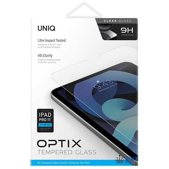 Uniq OPTIX CLEAR Glass for iPad Pro 11 (3rd-4rd GEN) & Air 10.9 Clear (Прозрачное)