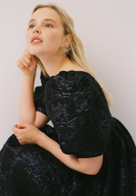Royal black dress