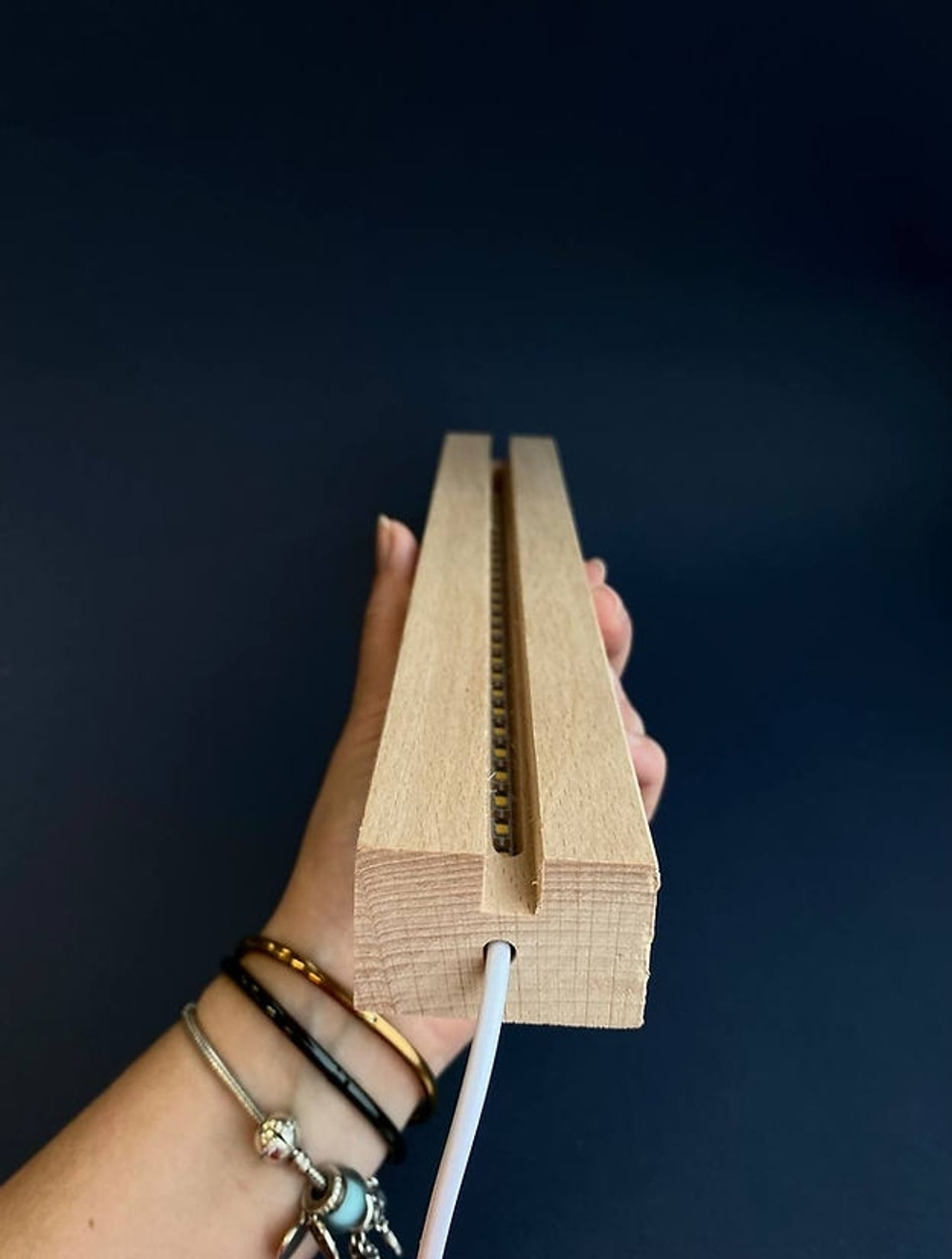 Подставка для изготовления светодиодного 3D светильника-прямоугольная 30 см