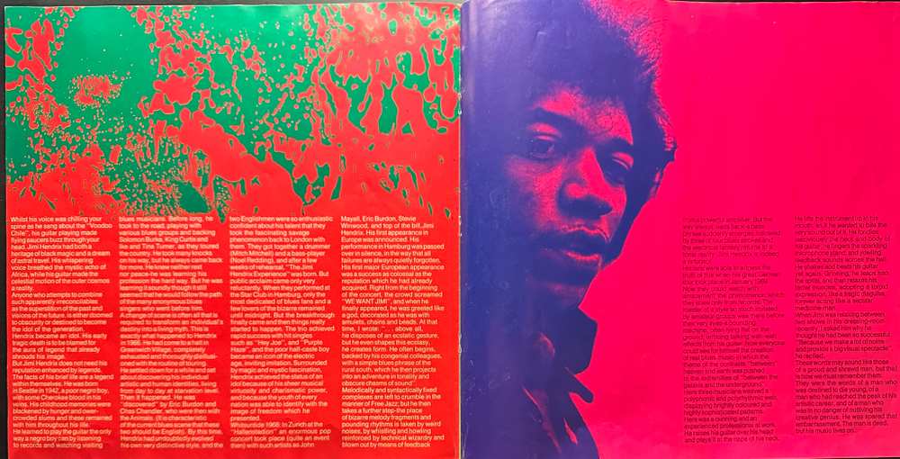 Jimi Hendrix Experience- Starportrait Jimi Hendrix 2LP (Германия 1970г.)