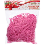 Наполнитель бумажный для подарков «Яркий праздник» 50г , фуксия