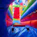 Коммерческий надувной батут «Дружная компания»,  8*6*5 м.