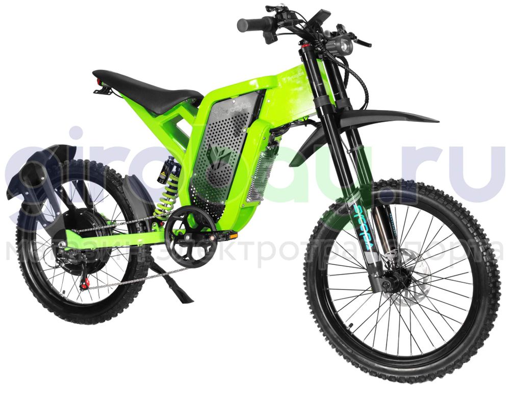 Электровелосипед Syccyba X21 Sport 6000W (60V/30ah) - Салатовый фото №7