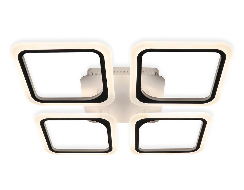 Потолочный светодиодный светильник с пультом FA4375/4 WH белый 4200K/3000K+6400K/6400K+3000K 73W 530*530*75 (ПДУ ИК)